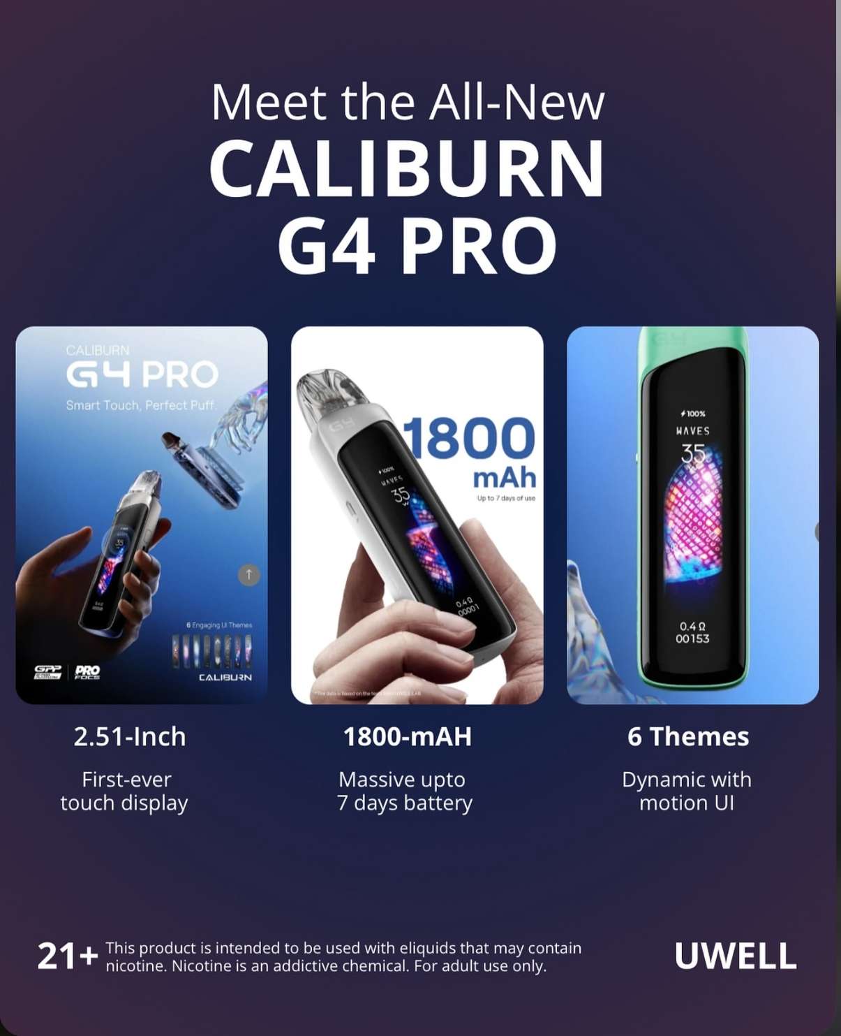 UWELL CALIBURN G4 PRO註油主機推薦