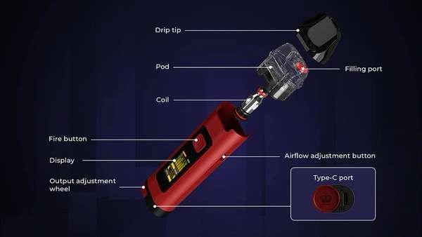 Uwell Crown D Pod Mod 王冠聯名款註油主機